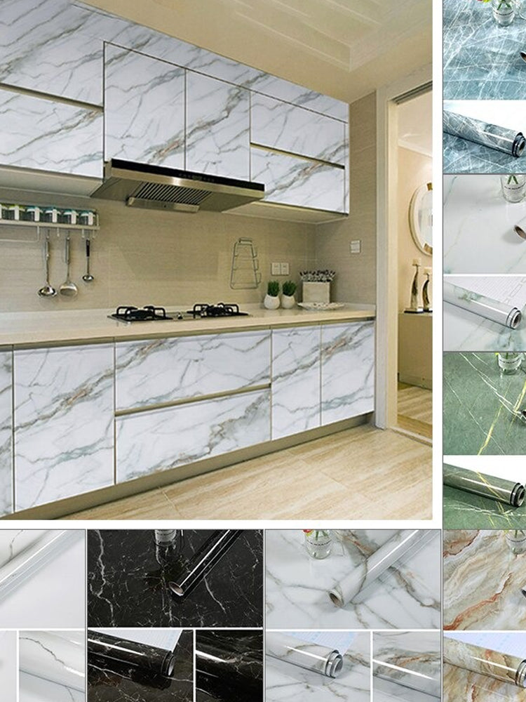 Self Adhesive Marble Sheet | Anti Oil & Heat Resistant (2ft x 6.5ft) - Armix Store