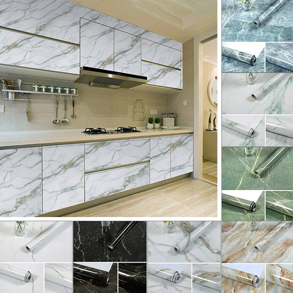 Self Adhesive Marble Sheet | Anti Oil & Heat Resistant (2ft x 6.5ft) - Armix Store