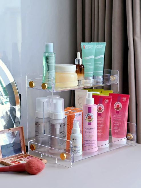 The Stylish Crowned Queen Cosmetic Organizer 👑 - Armix Store