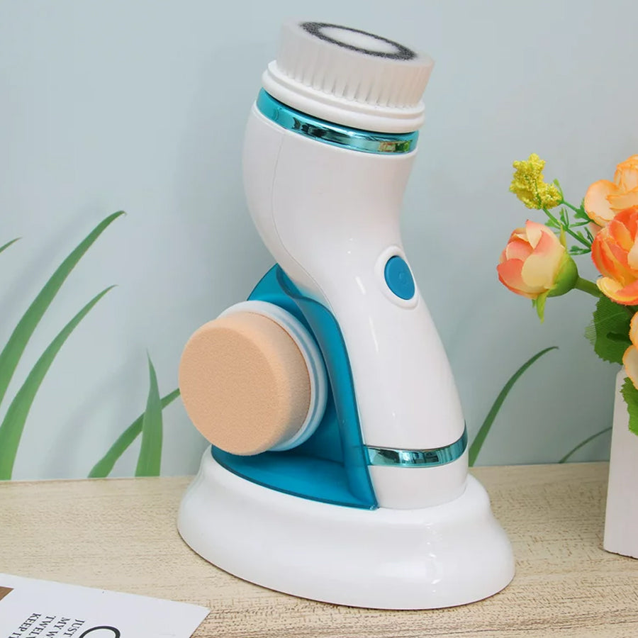 4 in 1 Facial Cleansing Brush Electric Face Massager Rechargeable - Armix Store