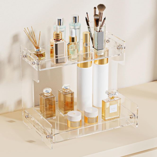 The Stylish Crowned Queen Cosmetic Organizer 👑 - Armix Store