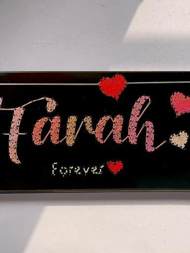 Custom String Art – Single Name on MDF SHEET (8x16 inch) - Armix Store
