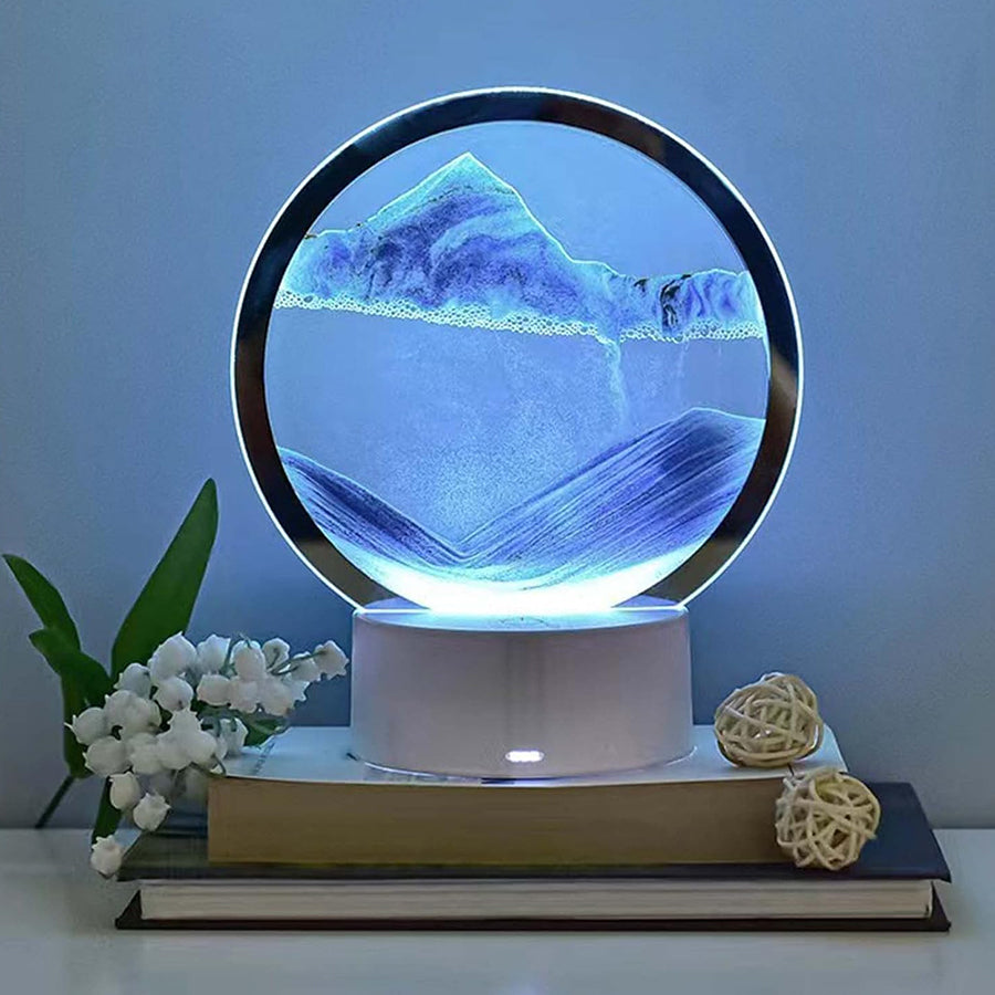 Nordic™ 3D Sand Art Lamp With 7 RGB Night Lights - Armix Store