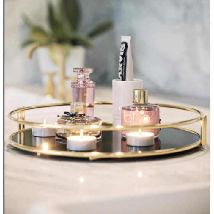 Round Makeup organizer cosmetic shelf - Armix Store