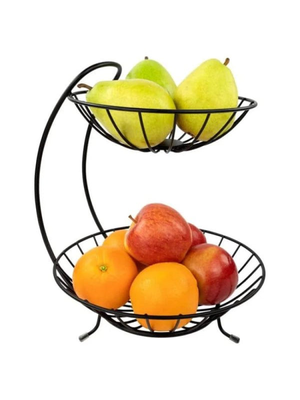 Stainless Steel High Quality Fruit & Vegetable Basket 2 Tier - Armix Store