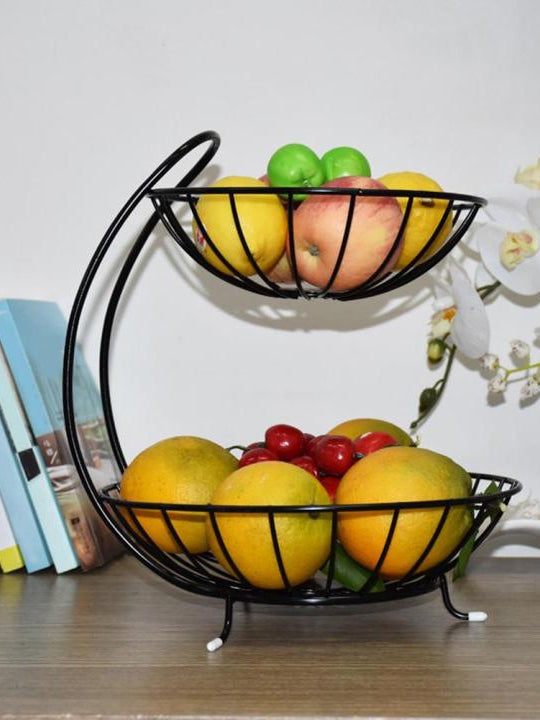 Stainless Steel High Quality Fruit & Vegetable Basket 2 Tier - Armix Store