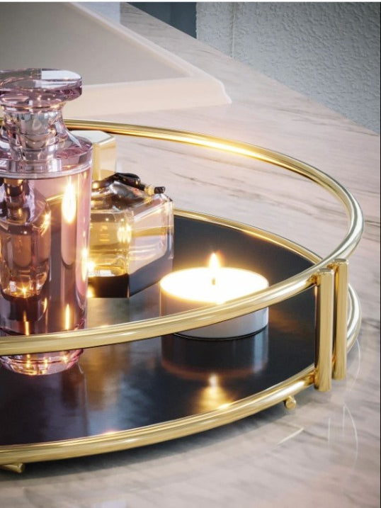 Round Makeup organizer cosmetic shelf - Armix Store