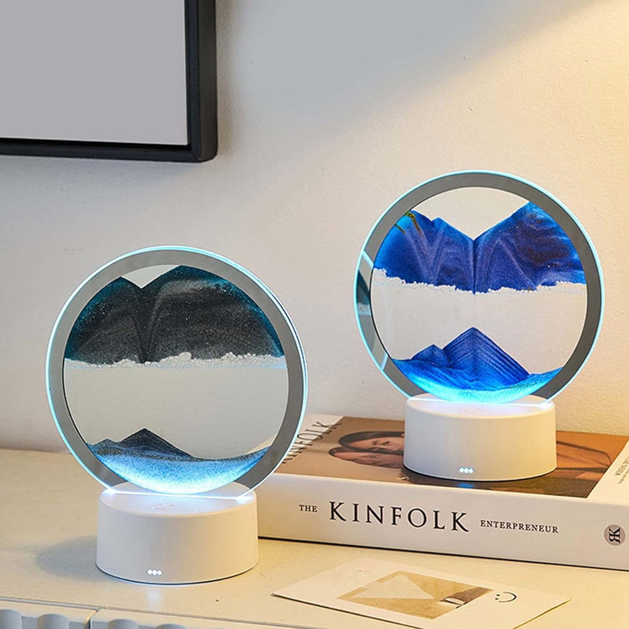 Nordic™ 3D Sand Art Lamp With 7 RGB Night Lights - Armix Store