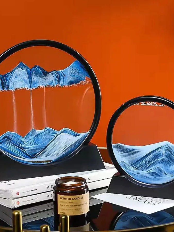 Moving Sand Art Picture 3D Deep Sea Sandscape - Armix Store