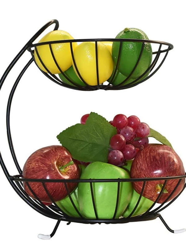 Stainless Steel High Quality Fruit & Vegetable Basket 2 Tier - Armix Store