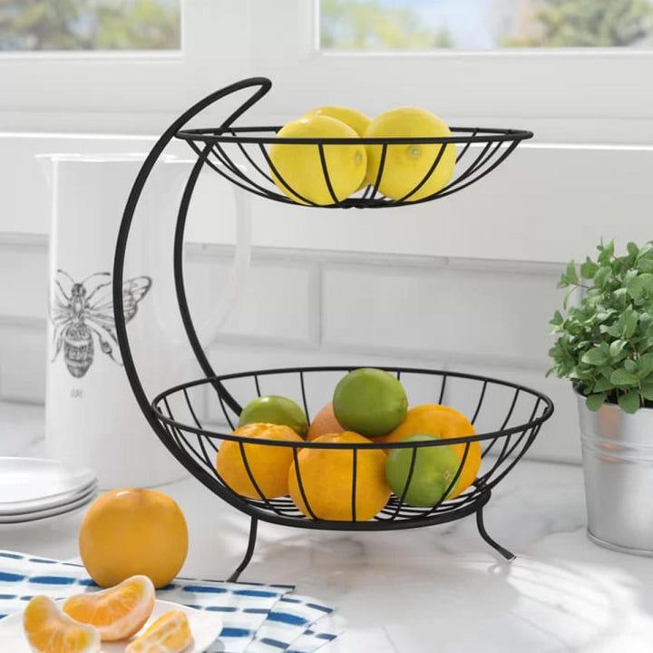 Stainless Steel High Quality Fruit & Vegetable Basket 2 Tier - Armix Store