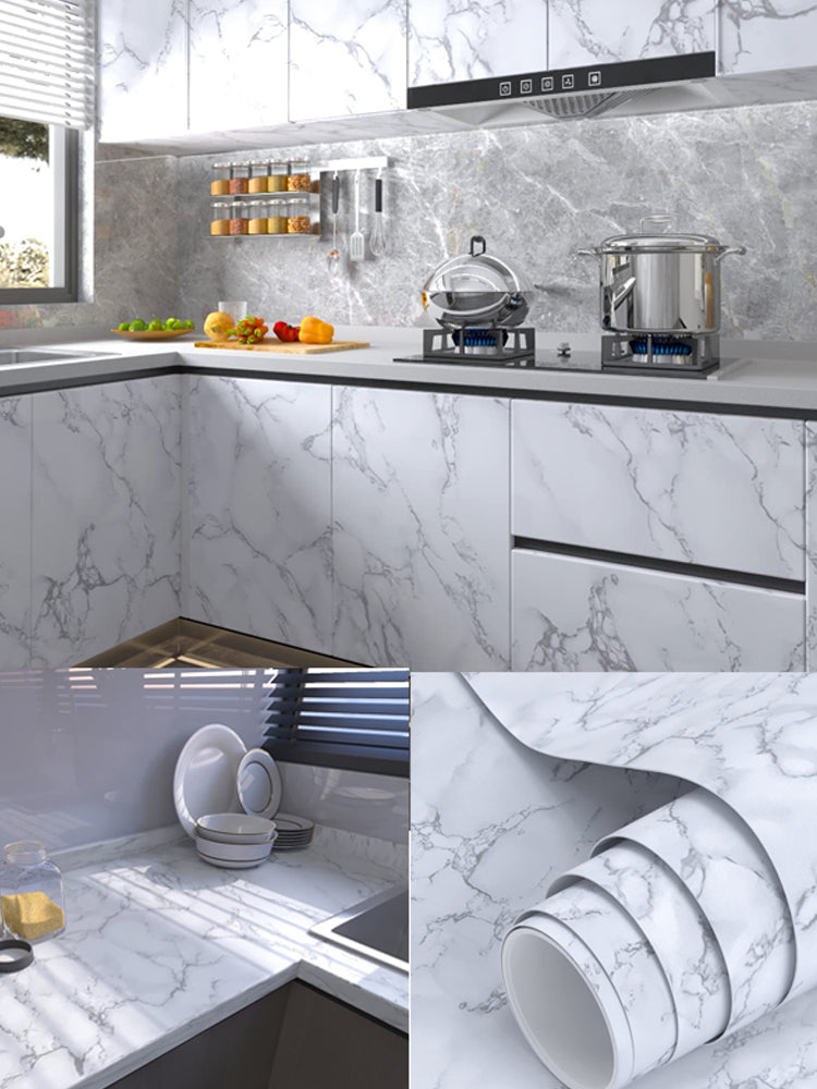 Self Adhesive Marble Sheet | Anti Oil & Heat Resistant (2ft x 6.5ft) - Armix Store