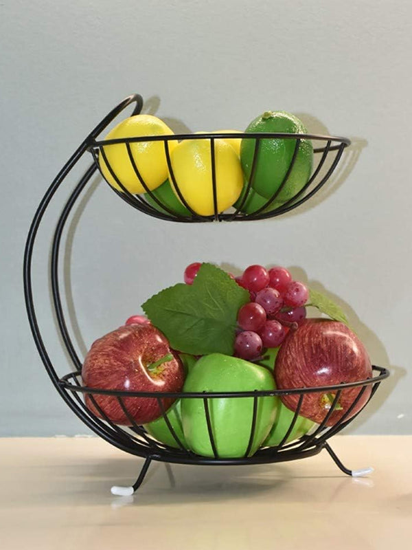 Stainless Steel High Quality Fruit & Vegetable Basket 2 Tier - Armix Store
