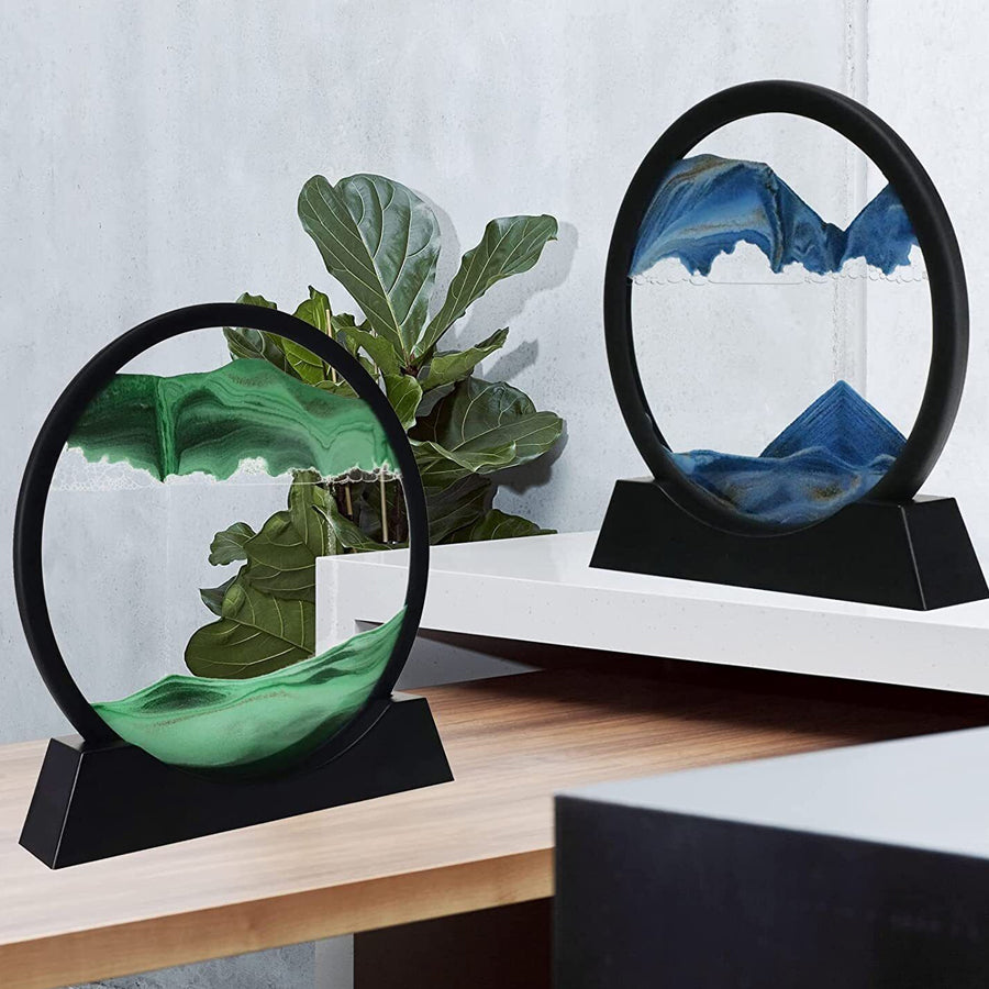 Moving Sand Art Picture 3D Deep Sea Sandscape - Armix Store