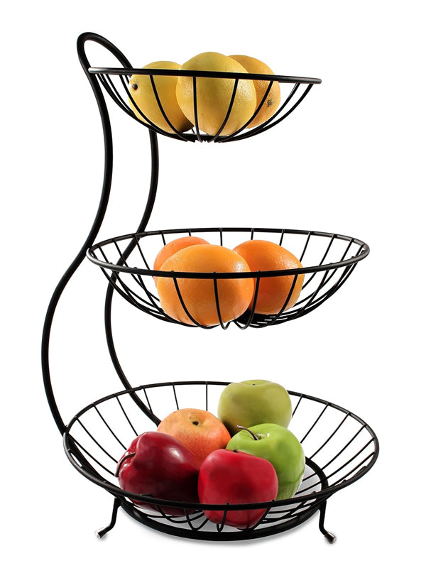 Stainless Steel High Quality Fruit & Vegetable Basket 3 Tier - Armix Store