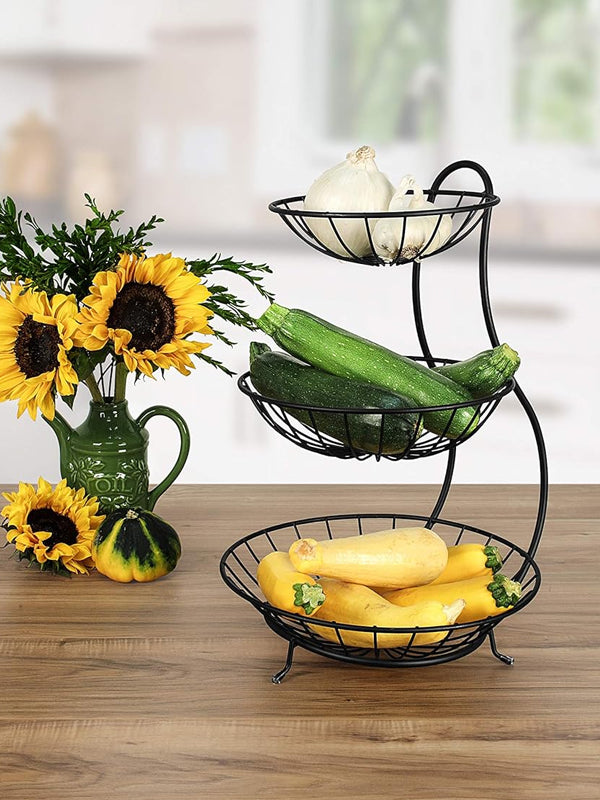 Stainless Steel High Quality Fruit & Vegetable Basket 3 Tier - Armix Store