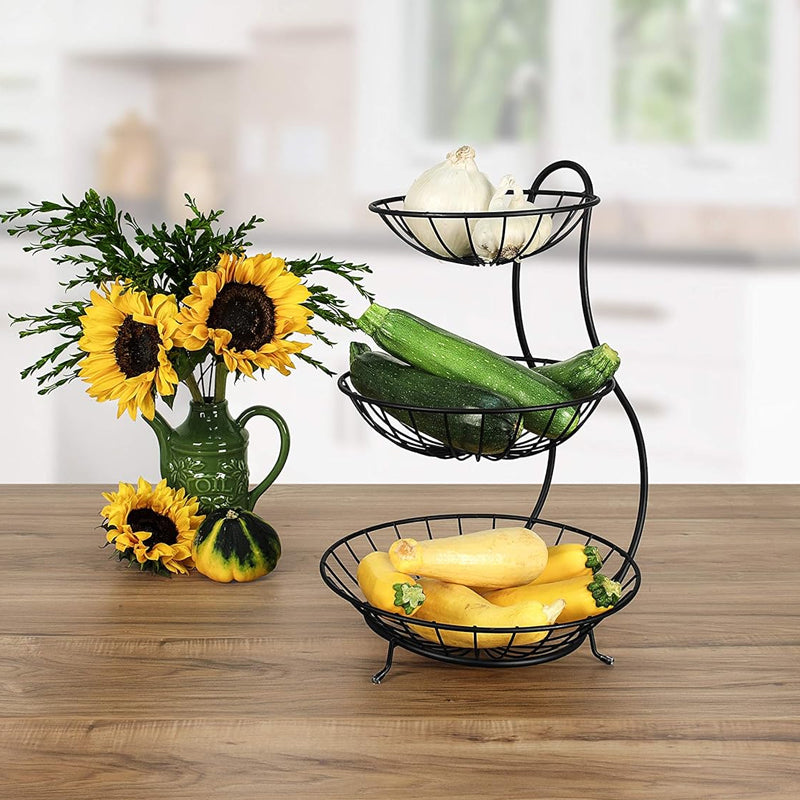 Stainless Steel High Quality Fruit & Vegetable Basket 3 Tier - Armix Store