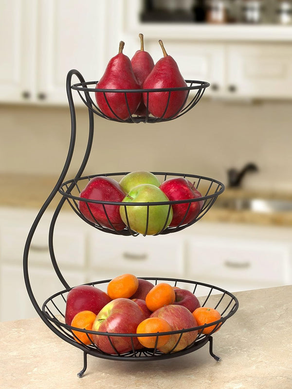 Stainless Steel High Quality Fruit & Vegetable Basket 3 Tier - Armix Store