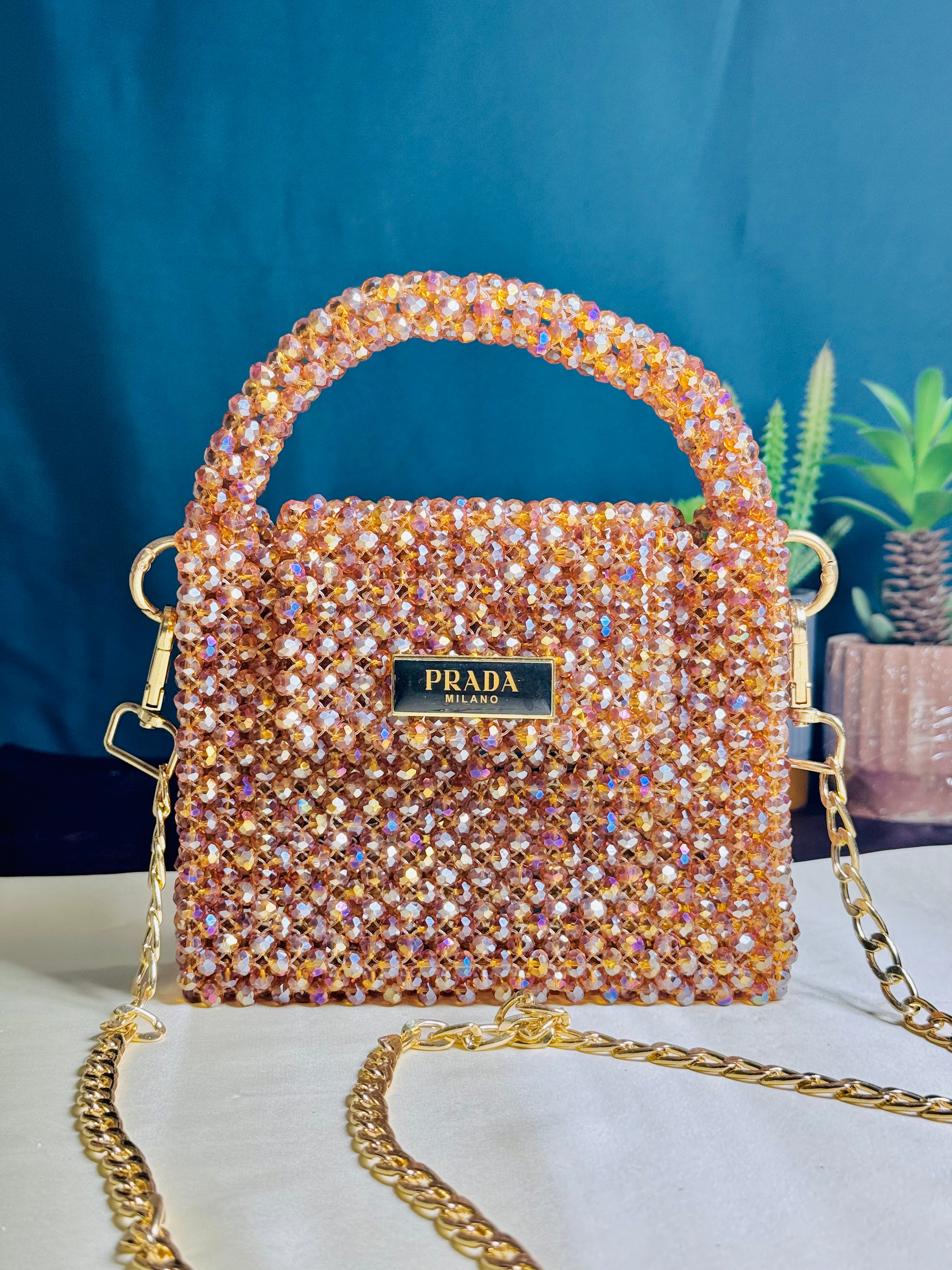 ORANGE DARK ZIRCON CRYSTAL STONE HANDMADE - Armix Store