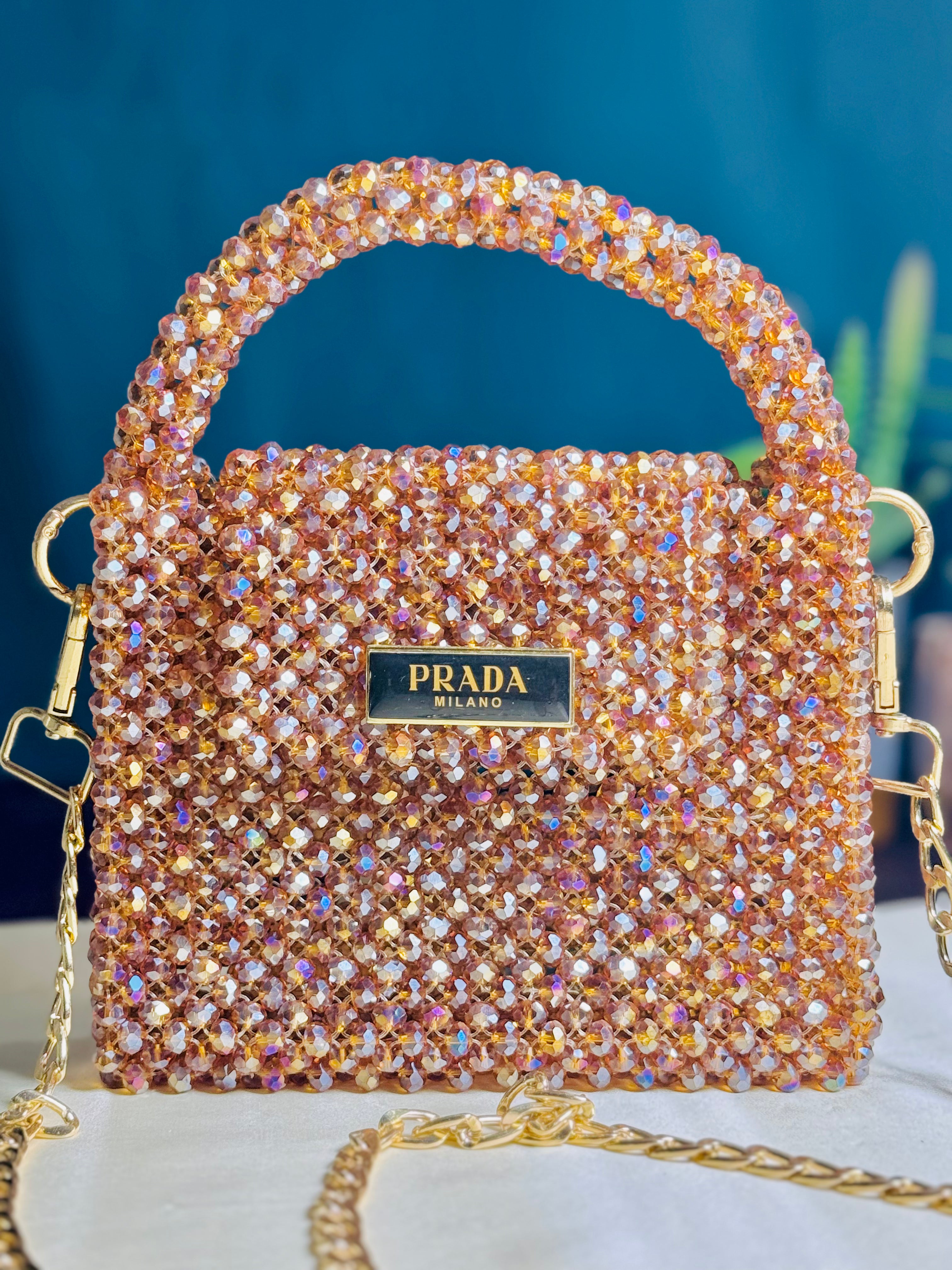 ORANGE DARK ZIRCON CRYSTAL STONE HANDMADE - Armix Store