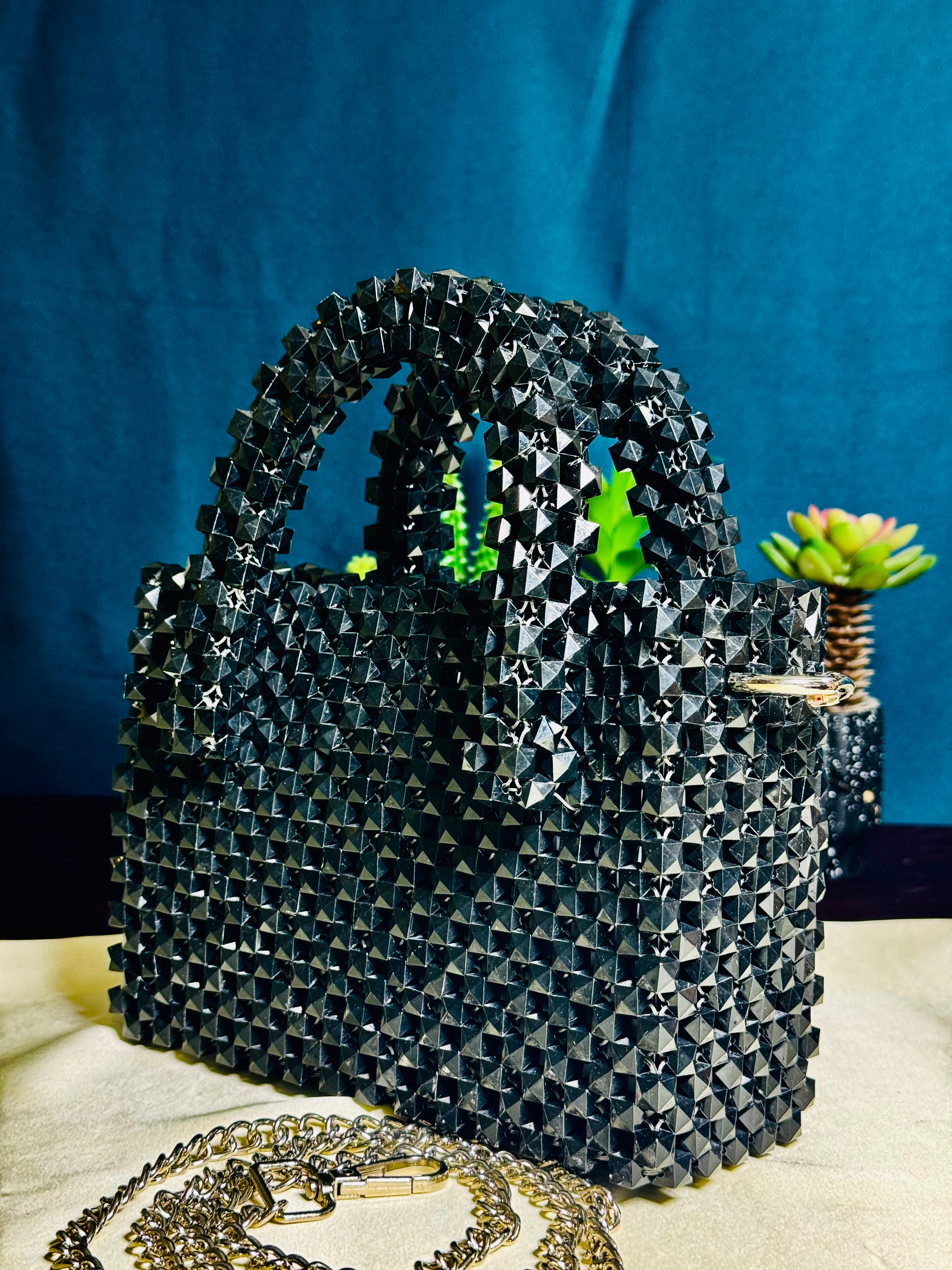 BLACK DIAMOND STONE HANDMADE BAG - Armix Store
