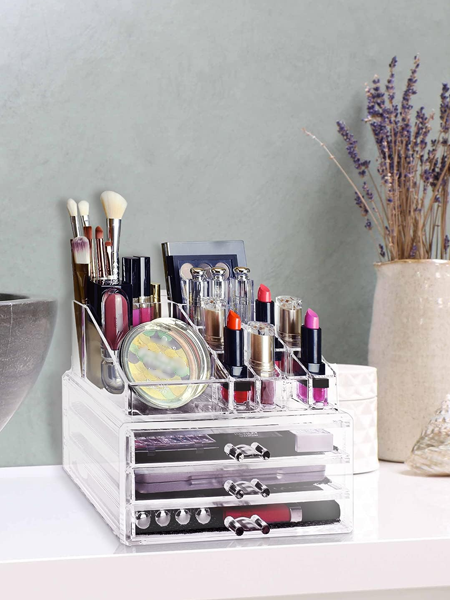 Cosmetic Make Up & Acrylic Jewelry Storage Organizer - Armix Store