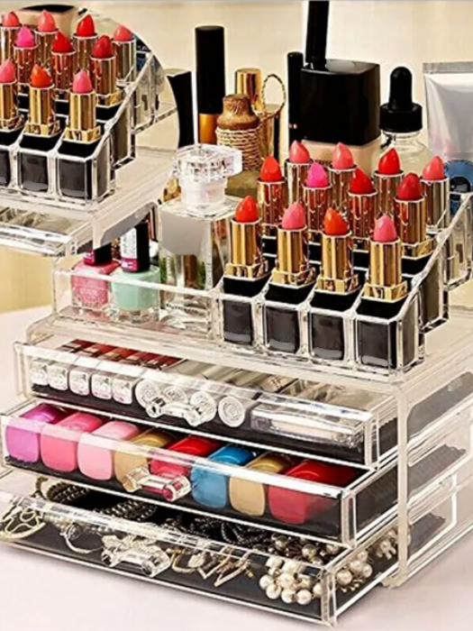 Cosmetic Make Up & Acrylic Jewelry Storage Organizer - Armix Store