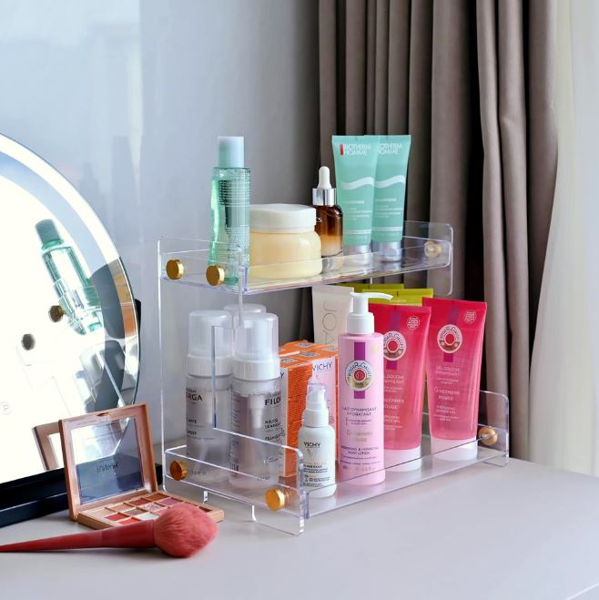 The Stylish Crowned Queen Cosmetic Organizer 👑 - Armix Store 