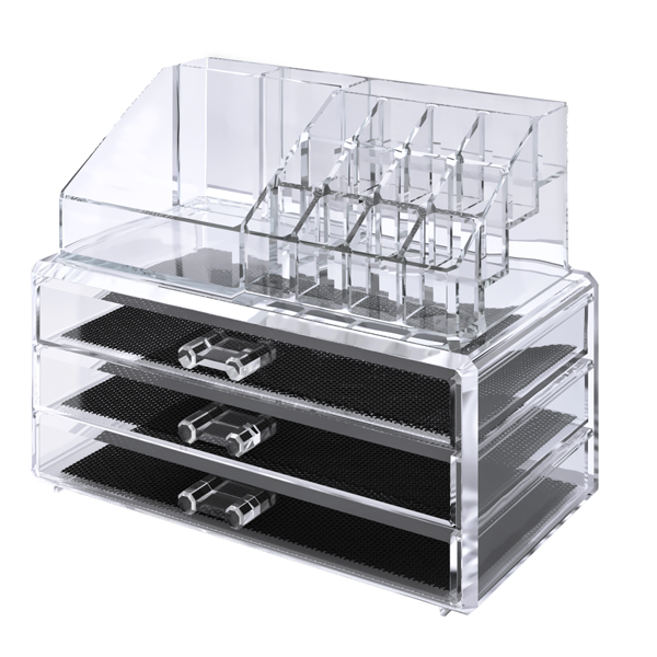 Cosmetic Make Up & Acrylic Jewelry Storage Organizer - Armix Store 