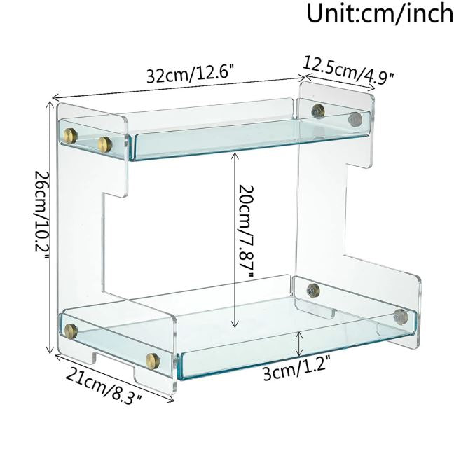 The Stylish Crowned Queen Cosmetic Organizer 👑 - Armix Store 