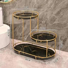 3-Tier Cosmetic Storage Rack High-End Metal Quality - Armix Store 