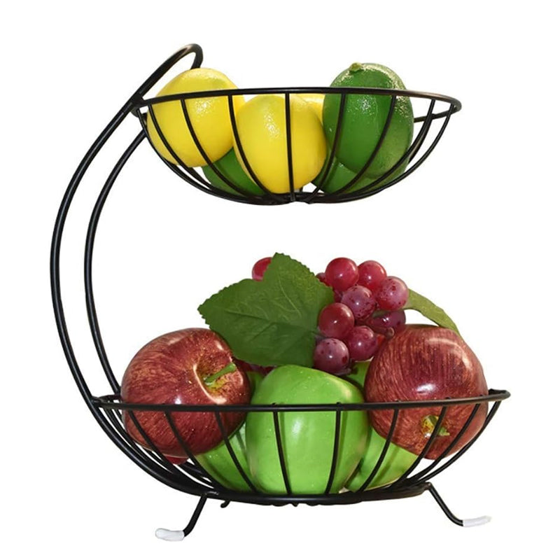 Stainless Steel High Quality Fruit & Vegetable Basket 2 Tier - Armix Store 