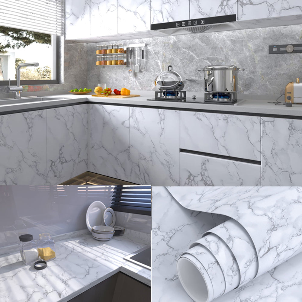 Self Adhesive Marble Sheet  | Anti Oil & Heat Resistant (2ft x 6.5ft) - Armix Store 