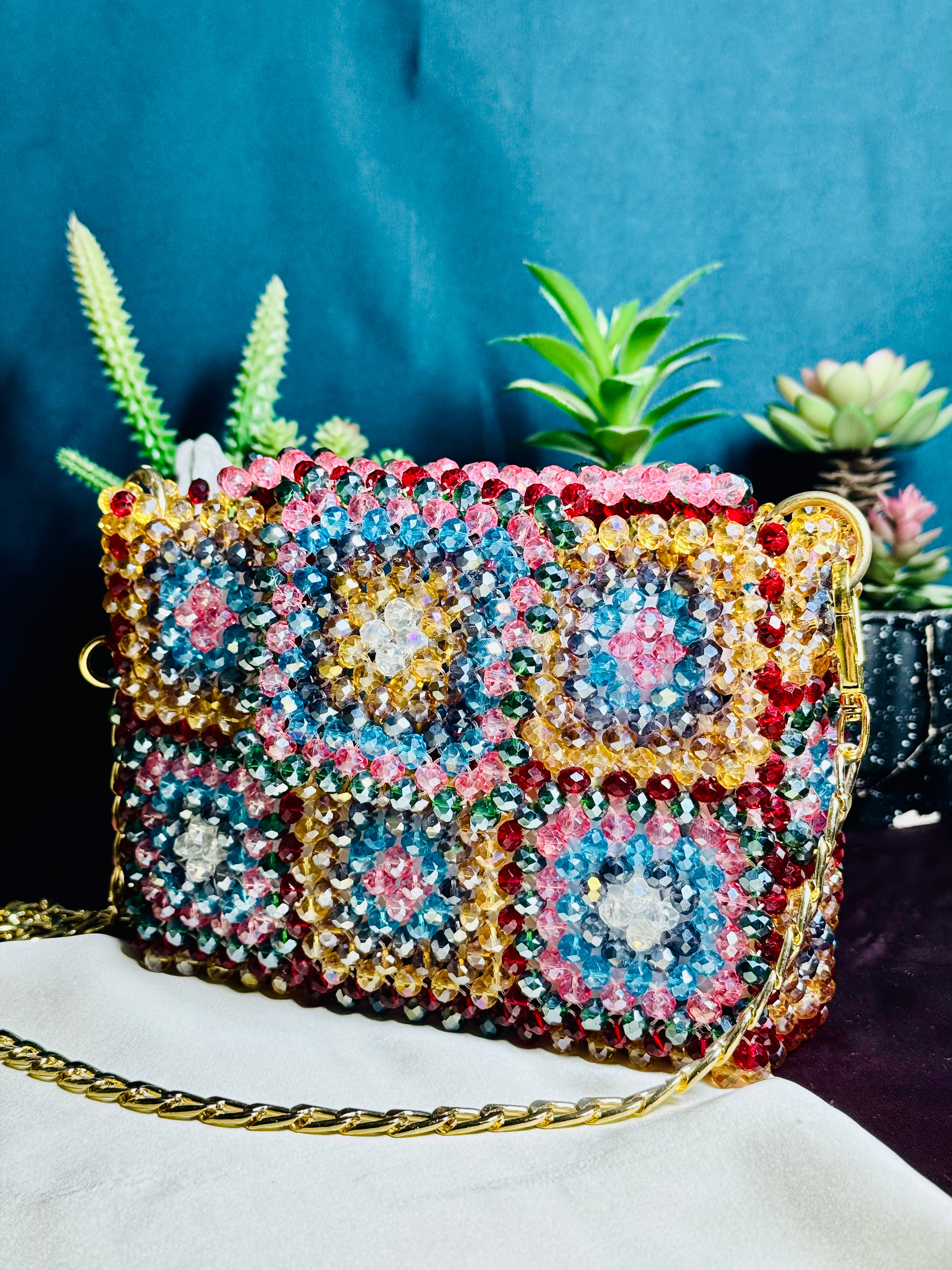 CAPPADOCIA BAG CRYSTAL STONE HANDMADE BAG - Armix Store 