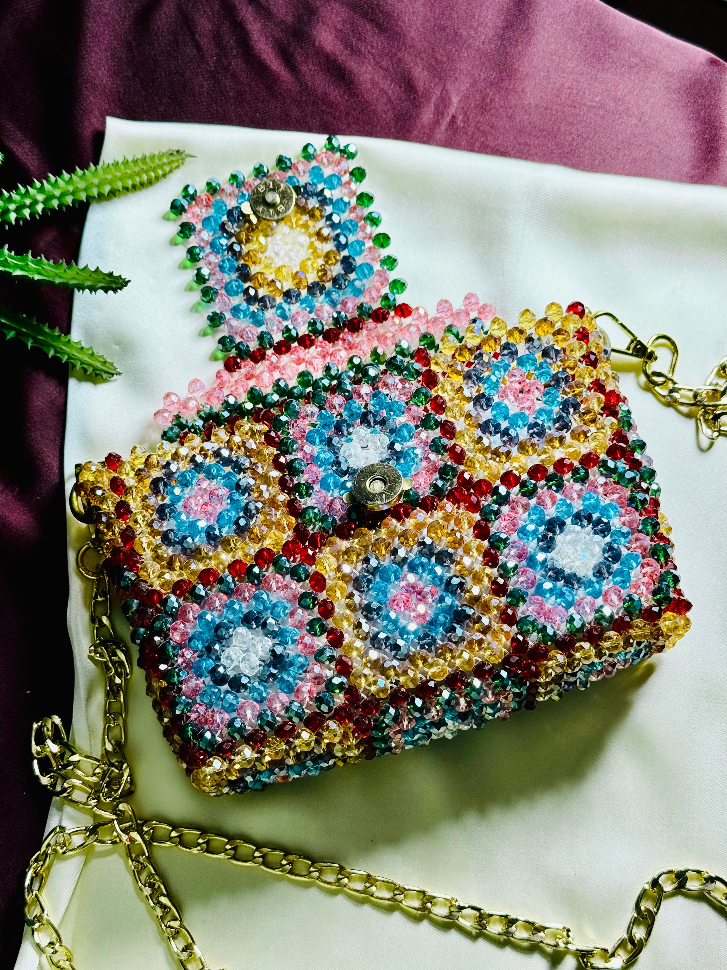 CAPPADOCIA BAG CRYSTAL STONE HANDMADE BAG - Armix Store 