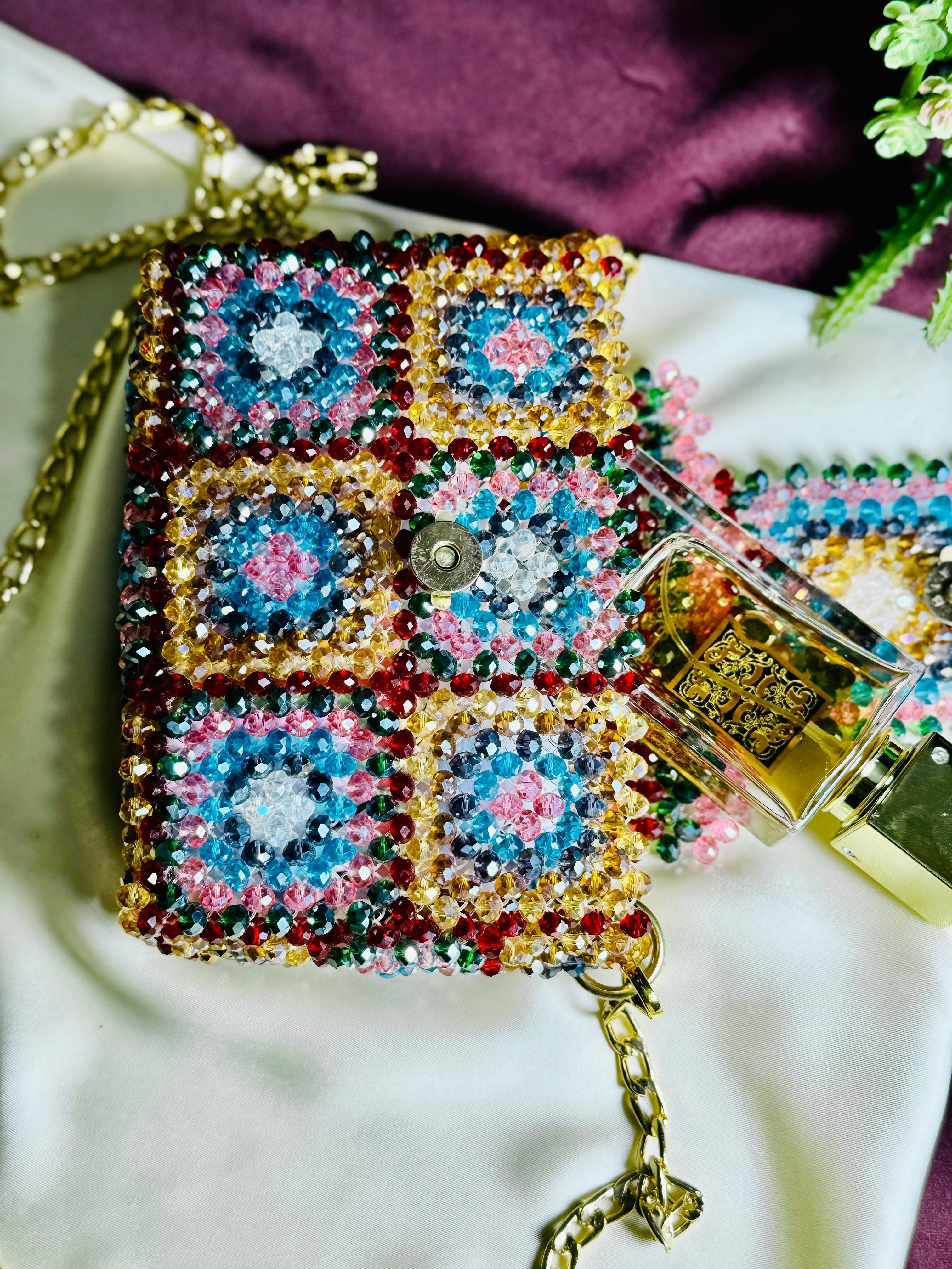CAPPADOCIA BAG CRYSTAL STONE HANDMADE BAG - Armix Store 