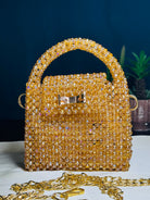 SUNSTONE COLOR CRYSTAL STONE HANDMADE BAG - Armix Store 