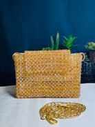 CARNELIAN COLOR CRYSTAL STONE HANDMADE BAG - Armix Store 